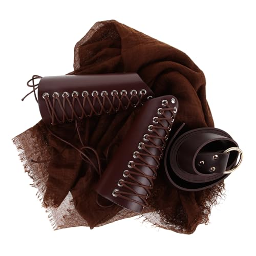 VALICLUD 1 Satz Halloween-Ritter-Set Kap Ritterrüstung Kostüm Gürtel Brauner Umhang Männer Arm Ritter-Cosplay Herren Outfit Anzugtasche Outfit Herren Cosplay-zubehör Light Brown Pu-Leder VALICLUD 1 Satz Halloween-Ritter-Set Kap Ritterrüstung Kostüm Gürtel Brauner Umhang Männer Arm Ritter-Cosplay Herren Outfit Anzugtasche Outfit Herren Cosplay-zubehör Light Brown Pu-Leder von VALICLUD