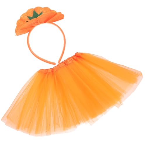 VALICLUD 1 Satz Halloween-kürbis-set Tutu-rock Für Mädchen Halloween Flauschiger Tutu-rock Kürbis Kostüm Stirnband Kürbis-halloween-kostüm -kürbis-halloween-kostüm Vlies Orange VALICLUD 1 Satz Halloween-kürbis-set Tutu-rock Für Mädchen Halloween Flauschiger Tutu-rock Kürbis Kostüm Stirnband Kürbis-halloween-kostüm -kürbis-halloween-kostüm Vlies Orange von VALICLUD