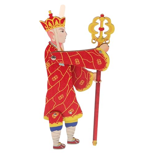 VALICLUD 1 Satz Handgemachtes Holz Schattenpuppenspiel Traditionelles Chinesisches DIY für Kreativität Fördern für und Frühe Bildung von VALICLUD