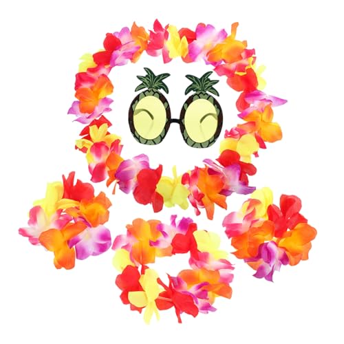 VALICLUD Hawaii-partykostüme Girlande Strandbrille Stirnband Armband Dekorationen Partyzubehör Themen-partyzubehör von VALICLUD