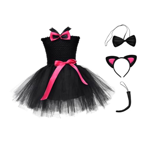 VALICLUD 1 Satz Katzenrock Anzug Kleidung Tutu-kleid Für Mädchen Tutu-anzug Festival-cosplay-kostüme Leistungsrock Für Mädchen Tutu-rock Kostümanzug Für Baumwolle Rosy VALICLUD 1 Satz Katzenrock Anzug Kleidung Tutu-kleid Für Mädchen Tutu-anzug Festival-cosplay-kostüme Leistungsrock Für Mädchen Tutu-rock Kostümanzug Für Baumwolle Rosy von VALICLUD