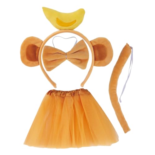 VALICLUD 1 Satz Kawaii Affenohren Haarreif mit Tutu Rock für Tier Cosplay Kostüm für Tier Themenpartys Rollenspiele Bühnenaufführungen und Halloween Dekoration VALICLUD 1 Satz Kawaii Affenohren Haarreif mit Tutu Rock für Tier Cosplay Kostüm für Tier Themenpartys Rollenspiele Bühnenaufführungen und Halloween Dekoration von VALICLUD
