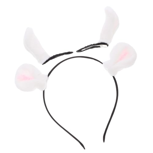 VALICLUD 1 Satz Kawaii Bunny Haarband mit Haarclips für Süßes Festival Haaraccessoire für Partys und Besondere Anlässe Langlebig und Komfortabel VALICLUD 1 Satz Kawaii Bunny Haarband mit Haarclips für Süßes Festival Haaraccessoire für Partys und Besondere Anlässe Langlebig und Komfortabel von VALICLUD