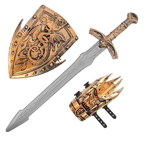 VALICLUD 1 Satz Kinderspielzeug Kostüm Rüstung Bausätze -Ritter-Cosplay-Zubehör Schwerter Ritter-Set -Cosplay-Set Cosplay-Zubehör für Partyzubehör Plastik VALICLUD 1 Satz Kinderspielzeug Kostüm Rüstung Bausätze -Ritter-Cosplay-Zubehör Schwerter Ritter-Set -Cosplay-Set Cosplay-Zubehör für Partyzubehör Plastik von VALICLUD