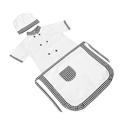 VALICLUD 1 Satz Kochkostüm mit Schürze Kochmütze Rollenspiel Outfit für Jungen Verkleidung für Beim Lernen der Kariert VALICLUD 1 Satz Kochkostüm mit Schürze Kochmütze Rollenspiel Outfit für Jungen Verkleidung für Beim Lernen der Kariert von VALICLUD