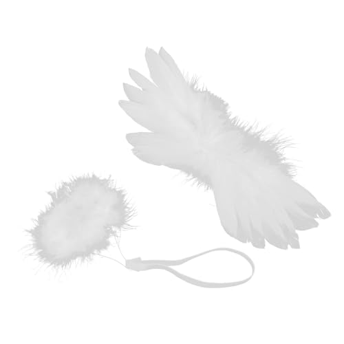 VALICLUD 1 Satz Kopfschmuck Federflügel Stilvolle Engelsflügel-Requisiten Engel Wings winzige Engelsflügel Engelsflügelverzierung Puppenzubehör Flügel Kostüm Miniflügel Eisen Weiß VALICLUD 1 Satz Kopfschmuck Federflügel Stilvolle Engelsflügel-Requisiten Engel Wings winzige Engelsflügel Engelsflügelverzierung Puppenzubehör Flügel Kostüm Miniflügel Eisen Weiß von VALICLUD