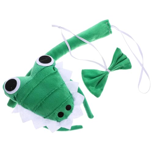 VALICLUD 1 Satz Krokodil-Anziehset Tierstirnband tierische Gecko -Tier-Stirnband tierhaarreifen tierkostüme Halloween-Tierkostüm Zubehör für Tierhaare Plüsch Green von VALICLUD
