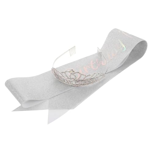 VALICLUD 1 Satz Krone und Sash für Kostüm Accessoires für Glamouröse Dekoration für Geburtstagsfeier Ergänzung für Ihre Themenparty Hochwertiges Design für Unvergessliche von VALICLUD