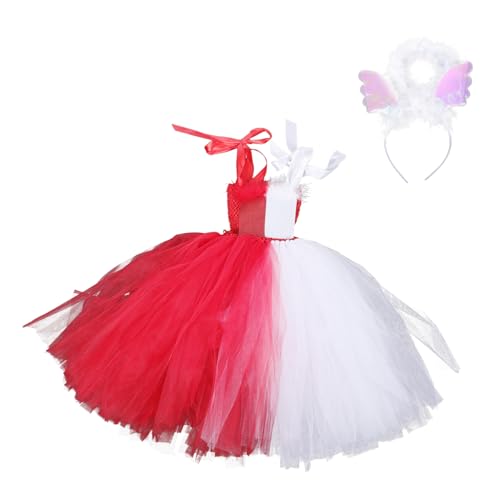 VALICLUD 1satz Halloween Kostüm Für Mädchen Kleid Und Kopfband Für Kostümpartys Cosplay Und Rollenspiele Geeignet Für Halloween Und Festliche Anlässe Leicht Und Langlebig von VALICLUD