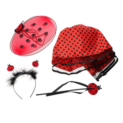 VALICLUD 1 Satz Marienkäfer Flügel Mull Rock Performance-kleidungsset Für Lustiges Kleidungsset Party Kinderkostüm Performance-kostümanzug Cosplay-kostüm Für Siebdruck Rot VALICLUD 1 Satz Marienkäfer Flügel Mull Rock Performance-kleidungsset Für Lustiges Kleidungsset Party Kinderkostüm Performance-kostümanzug Cosplay-kostüm Für Siebdruck Rot von VALICLUD