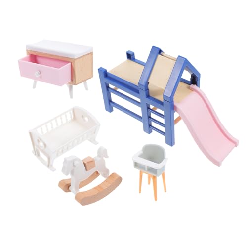 VALICLUD 1 Satz Miniatur Rutsche Hocker Spielset für Rollenspiele Puppenhaus Zubehör für Kreative VALICLUD 1 Satz Miniatur Rutsche Hocker Spielset für Rollenspiele Puppenhaus Zubehör für Kreative von VALICLUD