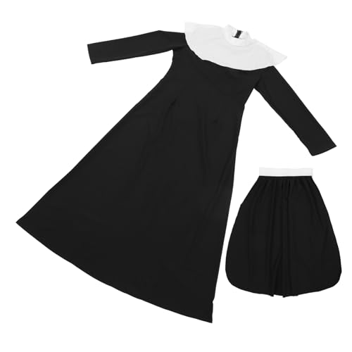 VALICLUD Kostüme 1 Satz Nonnen-outfit Damen Halloween Meerjungfrau Vampir Nonnenkostüme The Nun Costume Kostümzubehör Festu Nonnenkleidung Für Cosplay Cosplay-nonnenkostüm Elasthan VALICLUD Kostüme 1 Satz Nonnen-outfit Damen Halloween Meerjungfrau Vampir Nonnenkostüme The Nun Costume Kostümzubehör Festu Nonnenkleidung Für Cosplay Cosplay-nonnenkostüm Elasthan von VALICLUD