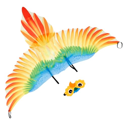 VALICLUD 1 Satz Papageienflügel-Umhang Cosplay Taube Vogelflügel Vogelkostüm kinderkostum halloween Theater Requisiten Partygeschenke Lustige Vogelkleidung für Stoff Orange VALICLUD 1 Satz Papageienflügel-Umhang Cosplay Taube Vogelflügel Vogelkostüm kinderkostum halloween Theater Requisiten Partygeschenke Lustige Vogelkleidung für Stoff Orange von VALICLUD