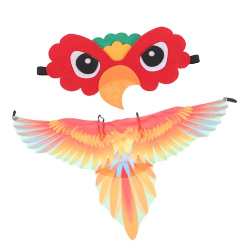 VALICLUD 1satz Mädchen Kostüm Mit Papageienflügeln Und Vogelmaske Für Halloween Geburtstagsfeiern Und Rollenspiele Wiederverwendbare Verkleidungsaccessoires Für Mädchen VALICLUD 1satz Mädchen Kostüm Mit Papageienflügeln Und Vogelmaske Für Halloween Geburtstagsfeiern Und Rollenspiele Wiederverwendbare Verkleidungsaccessoires Für Mädchen von VALICLUD
