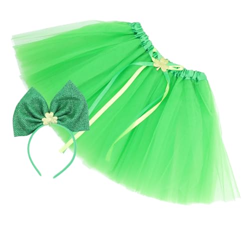 VALICLUD 1 Satz Partykleidung kinderkleider kinderkleidung st. patrick's day costume tutu Kinderkommode tragegurt St Patrick Stirnband Cosplay-Requisite für Gittergewebe Green VALICLUD 1 Satz Partykleidung kinderkleider kinderkleidung st. patrick's day costume tutu Kinderkommode tragegurt St Patrick Stirnband Cosplay-Requisite für Gittergewebe Green von VALICLUD