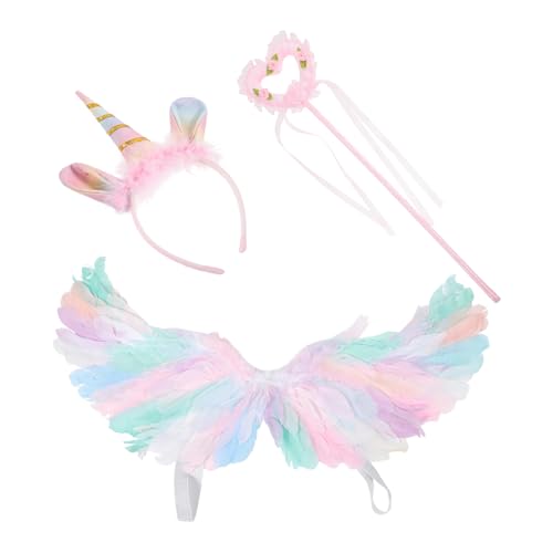 VALICLUD 1 Satz Partyzubehör Engelskostüm Mädchen Klein Hoch Feenflügel Mädchen Fee Dekorationen Led Stirnband Kind Kopfbedeckung Flügel Kostümkleid Und Kostüme Für Zauberstäbe Feder Rosa VALICLUD 1 Satz Partyzubehör Engelskostüm Mädchen Klein Hoch Feenflügel Mädchen Fee Dekorationen Led Stirnband Kind Kopfbedeckung Flügel Kostümkleid Und Kostüme Für Zauberstäbe Feder Rosa von VALICLUD