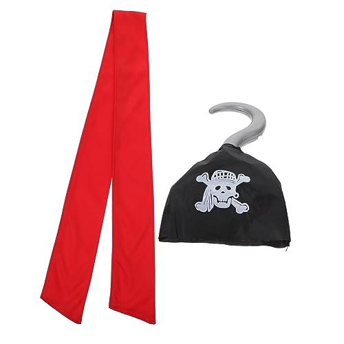 VALICLUD 1 Satz Piraten Cosplay Kostüm Zubehör Teiliges mit Kopfband und Piratenhandschuh für Karneval Halloween und Kostümpartys Langlebige und Praktische Accessoires für Viel Spaß VALICLUD 1 Satz Piraten Cosplay Kostüm Zubehör Teiliges mit Kopfband und Piratenhandschuh für Karneval Halloween und Kostümpartys Langlebige und Praktische Accessoires für Viel Spaß von VALICLUD