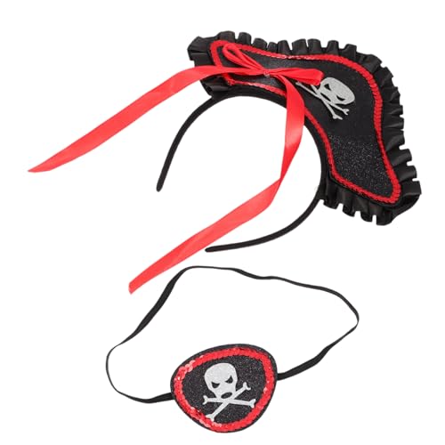 VALICLUD 1 Satz Piratenhaar- Halloween-maske Piraten-augenklappe Piratenkleid Piraten-outfit Männer Halloween-kostüm Für Erwachsene Piratenparty Halloween-partyzubehör Plastik Rot VALICLUD 1 Satz Piratenhaar- Halloween-maske Piraten-augenklappe Piratenkleid Piraten-outfit Männer Halloween-kostüm Für Erwachsene Piratenparty Halloween-partyzubehör Plastik Rot von VALICLUD