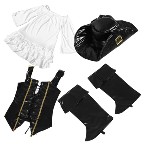VALICLUD Halloween Kostüme Jungen und Mädchen Mädchen Piraten Themenkleid Mädchen Cosplay Kostüm von VALICLUD