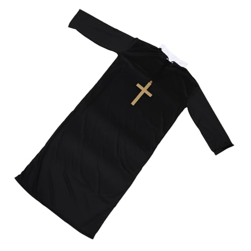 VALICLUD 1 Satz Priesterkostüm für Erwachsene Dekorationen Heimwerken Ankleiden Kostüme halloween costume halloween kleidung Halloween-Party-Kostüm Männer Priesterkleidung Polyester Black VALICLUD 1 Satz Priesterkostüm für Erwachsene Dekorationen Heimwerken Ankleiden Kostüme halloween costume halloween kleidung Halloween-Party-Kostüm Männer Priesterkleidung Polyester Black von VALICLUD