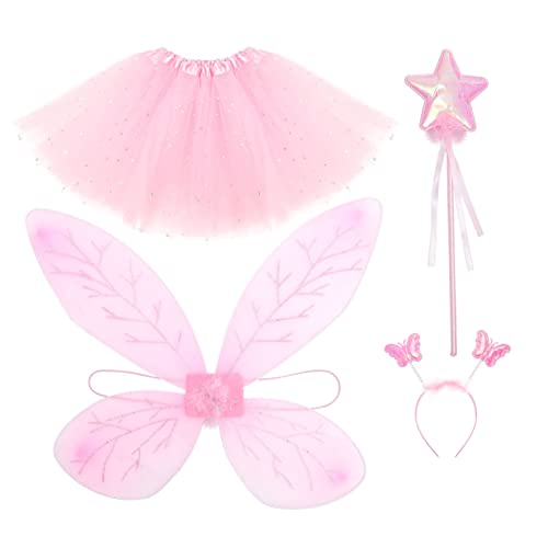 VALICLUD 1 Satz Prinzessinnenkleid mit Flügeln verkleidung Feenflügel für Kleinkinder Kostüm Feen-Outfit für Mädchen Feenrock Feenflügel für Mädchen dekorativer Tutu-Rock Tuch Rosa VALICLUD 1 Satz Prinzessinnenkleid mit Flügeln verkleidung Feenflügel für Kleinkinder Kostüm Feen-Outfit für Mädchen Feenrock Feenflügel für Mädchen dekorativer Tutu-Rock Tuch Rosa von VALICLUD