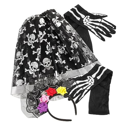 VALICLUD 1 Satz Rock Mädchen Netz Und Cosplay-Accessoires verkleiden klein halloween haarreif halloween headband tutu Halloween-Stirnband für Party Cosplay-Stirnband für Halloween Stoff von VALICLUD