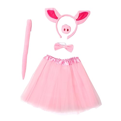 VALICLUD 1 Satz Satz Schweine kostüme Schweineohr Stirnband Tierkostüm halloween costume halloween kleidung Tutu-Rock Verkleidungskostüm für Mädchen Performance-Kostüm für Stoff Rosa VALICLUD 1 Satz Satz Schweine kostüme Schweineohr Stirnband Tierkostüm halloween costume halloween kleidung Tutu-Rock Verkleidungskostüm für Mädchen Performance-Kostüm für Stoff Rosa von VALICLUD