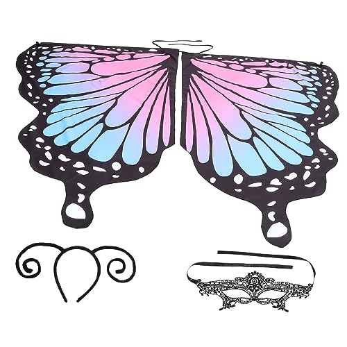 VALICLUD 1 Satz Schmetterlings-schal-cape Schmetterling Kostüm Anziehen Schmetterlingsflügel Für Frauen Kostümzubehör Für Schmetterlingsflügel Halloween-maske Schmetterlingsnetz Polyester VALICLUD 1 Satz Schmetterlings-schal-cape Schmetterling Kostüm Anziehen Schmetterlingsflügel Für Frauen Kostümzubehör Für Schmetterlingsflügel Halloween-maske Schmetterlingsnetz Polyester von VALICLUD