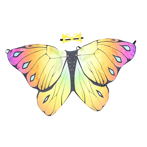 VALICLUD 1 Satz Schmetterlingsflügel Umhang für Teiliges Cosplay Kostüm für Halloween Weihnachtsfeiern und Fotografie Komfortables und Stilvolles Accessoire für Mädchen VALICLUD 1 Satz Schmetterlingsflügel Umhang für Teiliges Cosplay Kostüm für Halloween Weihnachtsfeiern und Fotografie Komfortables und Stilvolles Accessoire für Mädchen von VALICLUD