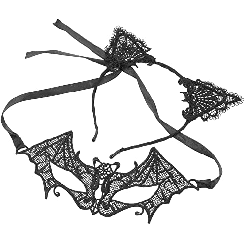 VALICLUD 1 Satz Spitzen-Stirnband-Maske Gothic halbes Halloween haarband halloween costume de halloween Halloween-Maske stutzenhalter Spitzenstirnband und Augenmaske Haarband aus Spitze VALICLUD 1 Satz Spitzen-Stirnband-Maske Gothic halbes Halloween haarband halloween costume de halloween Halloween-Maske stutzenhalter Spitzenstirnband und Augenmaske Haarband aus Spitze von VALICLUD