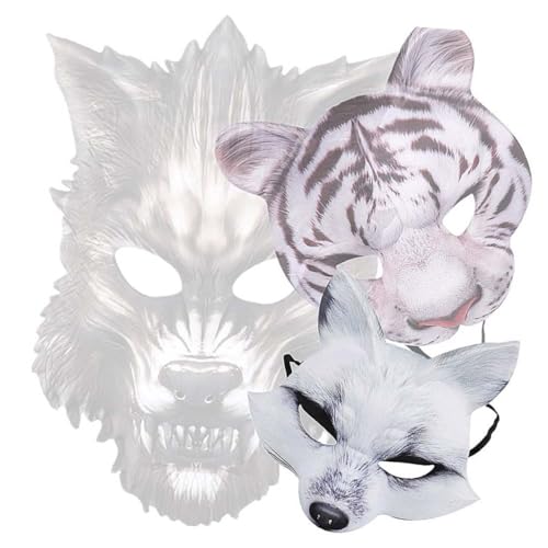 VALICLUD 1 Satz Teiliges Halloween Masken für Erwachsene Fuchs Material für Kostümpartys Halloween Dekoration Schaffen eine Fröhliche von VALICLUD