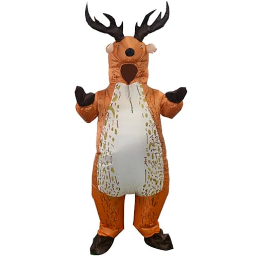 VALICLUD 1 Satz Weihnachts-Hirschform-Kleidung Cosplay-Kostüm Aufblasbares Hirsch-Rollenspiel-Performance-Kostüm von VALICLUD