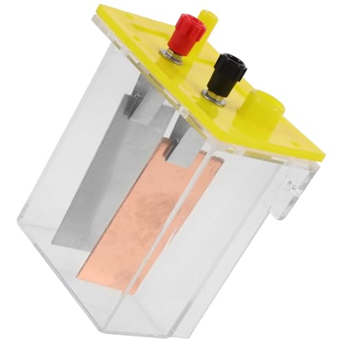 VALICLUD 1 Satz Wissenschaftliches Experimentierkit für Fruchtbatterien mit Salzwasserbatteriebox und Metallplatten für Schüler für Physik Experimente und Kreative Lernspiele VALICLUD 1 Satz Wissenschaftliches Experimentierkit für Fruchtbatterien mit Salzwasserbatteriebox und Metallplatten für Schüler für Physik Experimente und Kreative Lernspiele von VALICLUD