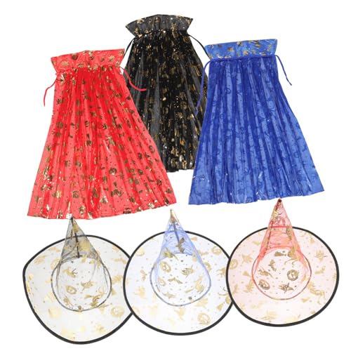 VALICLUD 1 Satz Zauberer Umhang Hexenkostüm Damen Zauberer-Glitzerkleidung Maske Sensenmann Halloween umhang Halloween Costume dekorative Halloween-Kleidung Waschbare Hexenkleider Polyester VALICLUD 1 Satz Zauberer Umhang Hexenkostüm Damen Zauberer-Glitzerkleidung Maske Sensenmann Halloween umhang Halloween Costume dekorative Halloween-Kleidung Waschbare Hexenkleider Polyester von VALICLUD