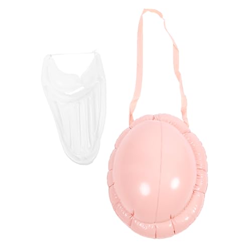 VALICLUD 1 Satz aufblasbarer Bauch Weihnachten verkleiden Weihnachts-Hüpfburgen Aufblasbares Kostüm Weihnachten faschingskostüme karnevalskostüme falscher Bauch weihnachtsparty liefert PVC von VALICLUD