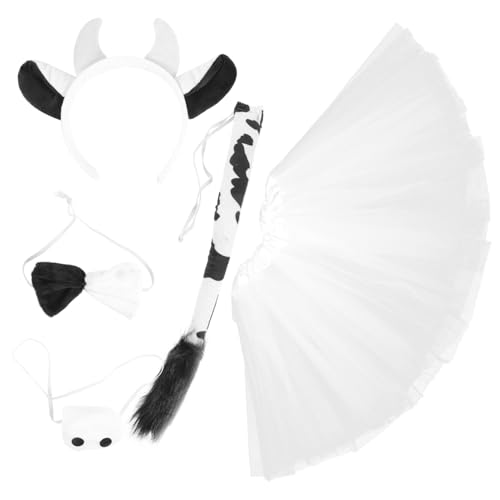 VALICLUD 1 Satz halloween haarschmuck halloween costume kuh costume halloween fasnachtskostüme Outfits für Kühe Cosplay-Versorgung Performance-Kostümzubehör Stoff von VALICLUD