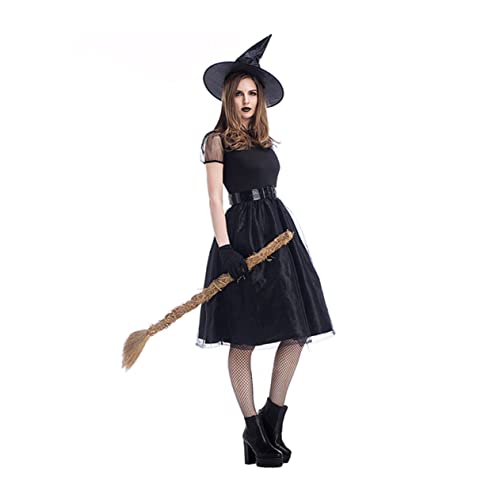 VALICLUD 1 Set 4 Teiliger Hexenanzug Gothic Kleid Langes Hexenkostüm Langer Umhang Cosplay Halloween Kostüme Hexengaze Kostüm Gothic Kleidung Hexenkleid Für Frauen Erwachsener VALICLUD 1 Set 4 Teiliger Hexenanzug Gothic Kleid Langes Hexenkostüm Langer Umhang Cosplay Halloween Kostüme Hexengaze Kostüm Gothic Kleidung Hexenkleid Für Frauen Erwachsener von VALICLUD