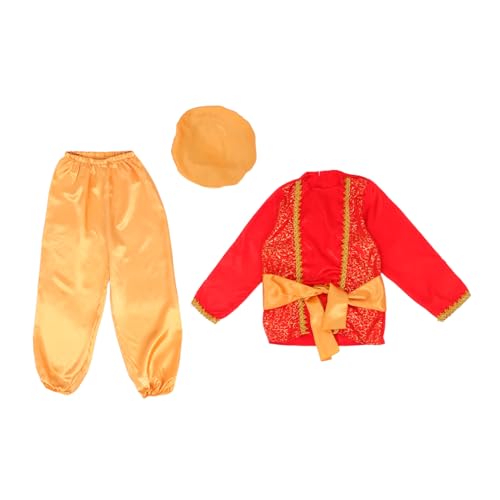 VALICLUD 1 Set Arabischer Prinz Kostüm Halloween Kostüm Für Mit Königlichen Accessoires Für Geburtstagsfeiern Cosplay Mottopartys Und Schulaufführungen S VALICLUD 1 Set Arabischer Prinz Kostüm Halloween Kostüm Für Mit Königlichen Accessoires Für Geburtstagsfeiern Cosplay Mottopartys Und Schulaufführungen S von VALICLUD