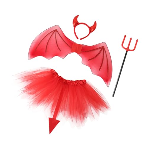 VALICLUD 1 Set Dämonenflügel Set Netz Kinderkostüm Tier Dinosaurier Jungen Teufel Cosplay Zubehör Teufelshörner Stirnband Party Haarband Teufelsstirnband Party Cosplay Zubehör VALICLUD 1 Set Dämonenflügel Set Netz Kinderkostüm Tier Dinosaurier Jungen Teufel Cosplay Zubehör Teufelshörner Stirnband Party Haarband Teufelsstirnband Party Cosplay Zubehör von VALICLUD