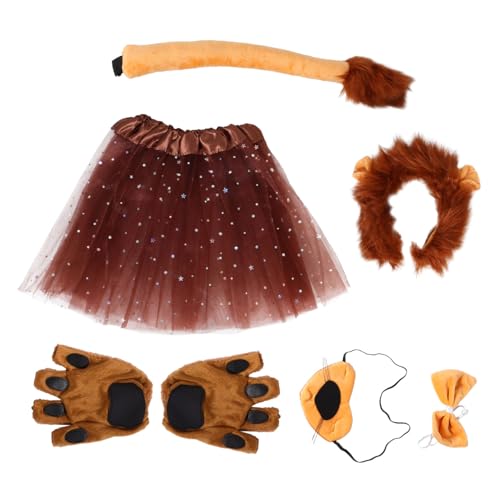 VALICLUD 1 Set Halloween Ankleide Cosplay Löwenkostüm Löwen Tierschwanz Halloween Braunes Löwen Pelzkostüm Löwentanzkostüm Lustiges Kostüm Süße Halloween Kostüme Hellbrauner VALICLUD 1 Set Halloween Ankleide Cosplay Löwenkostüm Löwen Tierschwanz Halloween Braunes Löwen Pelzkostüm Löwentanzkostüm Lustiges Kostüm Süße Halloween Kostüme Hellbrauner von VALICLUD