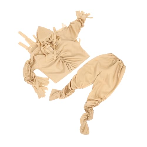 VALICLUD 1satz Erwachsenen Mummy Kostüm Für Halloween Bequemes Gruseliges Outfit Mit Passendem Kapuzenteil Und Verzweifelten Stoffstreifen Für Unheimliche Effekte Für Kostümpartys Und von VALICLUD