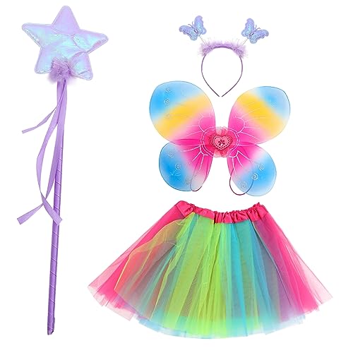 VALICLUD 1 Set Rock Tutu Dame Fee Schmetterling Zubehör Feenflügel Halloween Prinzessin Für Mädchen Engel Basteln Party Erwachsene Weihnachten Erste Kostüme Feenkleid Outfits Stoff VALICLUD 1 Set Rock Tutu Dame Fee Schmetterling Zubehör Feenflügel Halloween Prinzessin Für Mädchen Engel Basteln Party Erwachsene Weihnachten Erste Kostüme Feenkleid Outfits Stoff von VALICLUD