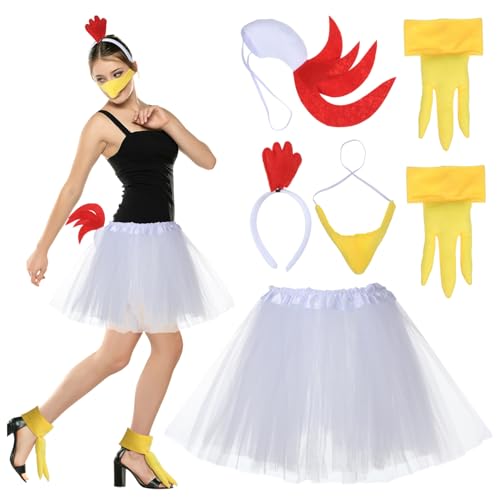 VALICLUD 1 Set Weiß Gefiederter Hühnerkopfschmuck Hühnerkostüm Hühner Cosplay Set Hühnermaske Hühnerhut Kostüme Für Hühner Hühneranzug Kostüm Für Erwachsene Hühner Halloween Kostüm VALICLUD 1 Set Weiß Gefiederter Hühnerkopfschmuck Hühnerkostüm Hühner Cosplay Set Hühnermaske Hühnerhut Kostüme Für Hühner Hühneranzug Kostüm Für Erwachsene Hühner Halloween Kostüm von VALICLUD
