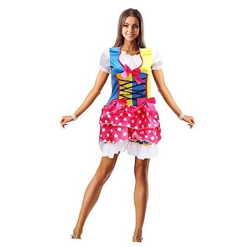 VALICLUD 1 Stück Clown-anzug Halloweenkostüm Halloween-party-kostüm Halloween-outfits Halloween Clown Verkleiden Sich Accessoires Outfit Kostüm Karnevalskostüme Karnevalskostüm Baumwolle von VALICLUD