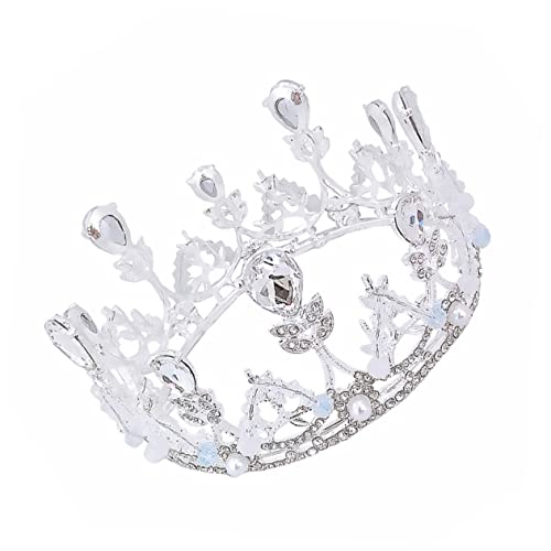 VALICLUD 1 Stück Geburtstagskrone mit Glänzenden Kristallen Tiara für Besondere Anlässe Bequem und Einfach für Geburtstagsfeiern und Festliche Anlässe von VALICLUD