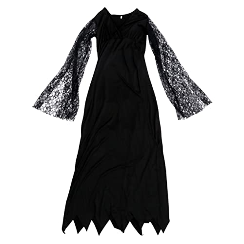 VALICLUD 1 Stück Halloween-Bühnenkostüm Hexenkostüm Kostüme Maskerade-Outfit halloween costume halloween kleidung Cosplay langes Kleid Halloween -Kleid Polyester (Polyester) von VALICLUD