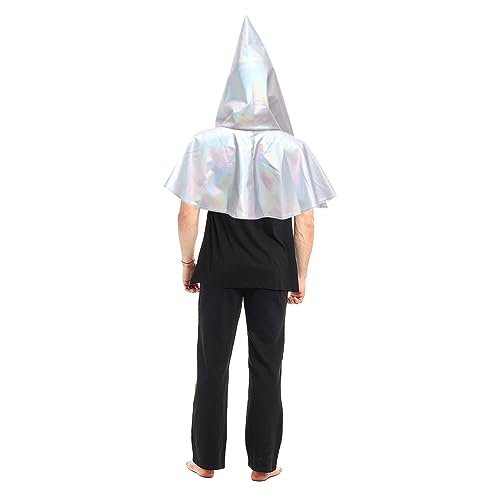VALICLUD 1stück Halloween Umhang Mit Kapuze Glänzendes Cosplay Outfit Für Partys Einheitsgröße Für Halloween-events Und Bühnenauftritte von VALICLUD