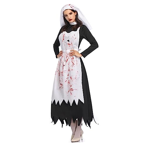 VALICLUD 1 Stück Halloween-Party-Requisiten Die gotisch beängstigend halloween costume halloween kleidung mittelalter kleidung Geisterkostüm schreckliches Halloween-Kostüm Black VALICLUD 1 Stück Halloween-Party-Requisiten Die gotisch beängstigend halloween costume halloween kleidung mittelalter kleidung Geisterkostüm schreckliches Halloween-Kostüm Black von VALICLUD