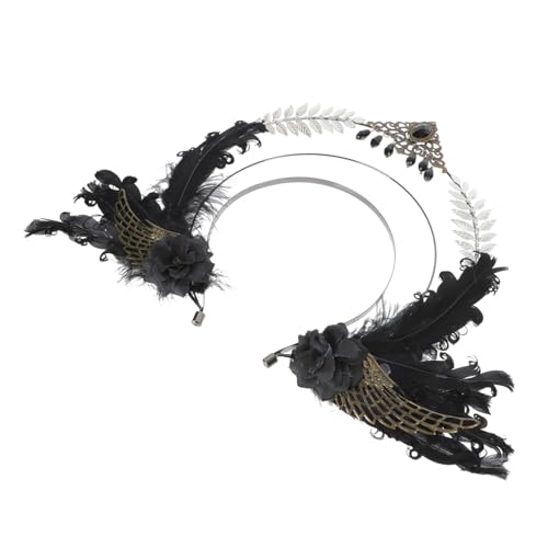 VALICLUD 1 Stück Halloween Stirnband Haarschmuck für die Hochzeit Haarband Party-Kopfschmuck Haarschmuck für Mädchen Party-Kopfbedeckung Halloween-Kopfschmuck Metall Black VALICLUD 1 Stück Halloween Stirnband Haarschmuck für die Hochzeit Haarband Party-Kopfschmuck Haarschmuck für Mädchen Party-Kopfbedeckung Halloween-Kopfschmuck Metall Black von VALICLUD