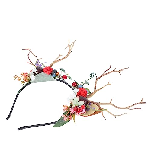 VALICLUD 1 Stück Halloween Stirnband mit Simulierten Ästen und Früchten Kostüm Haaraccessoire für Damen für Mottopartys und Festlichkeiten VALICLUD 1 Stück Halloween Stirnband mit Simulierten Ästen und Früchten Kostüm Haaraccessoire für Damen für Mottopartys und Festlichkeiten von VALICLUD